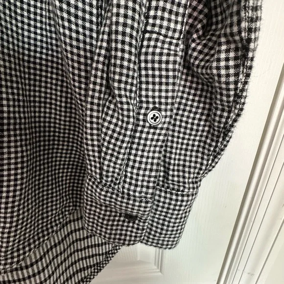 Madewell Black & White Gingham Button-Down Shirt - Picture 10 of 10